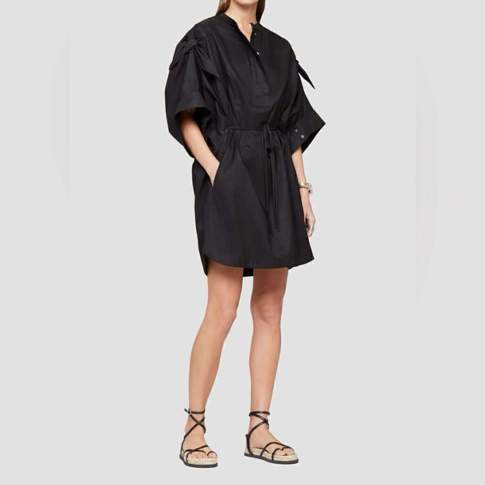 3.1 Phillip Lim Black Dolman Sleeve Shirt Dress Size 4 (fits oversized)